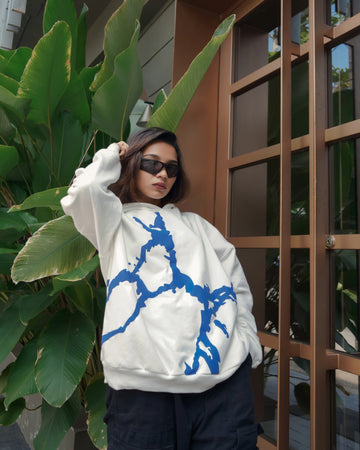 WHITE ALLOVER HOODIE