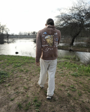 BROWN HOODIE