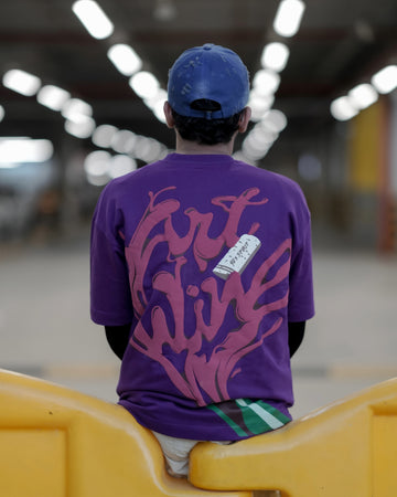 PURPLE SPIRIT HEAD T-SHIRT
