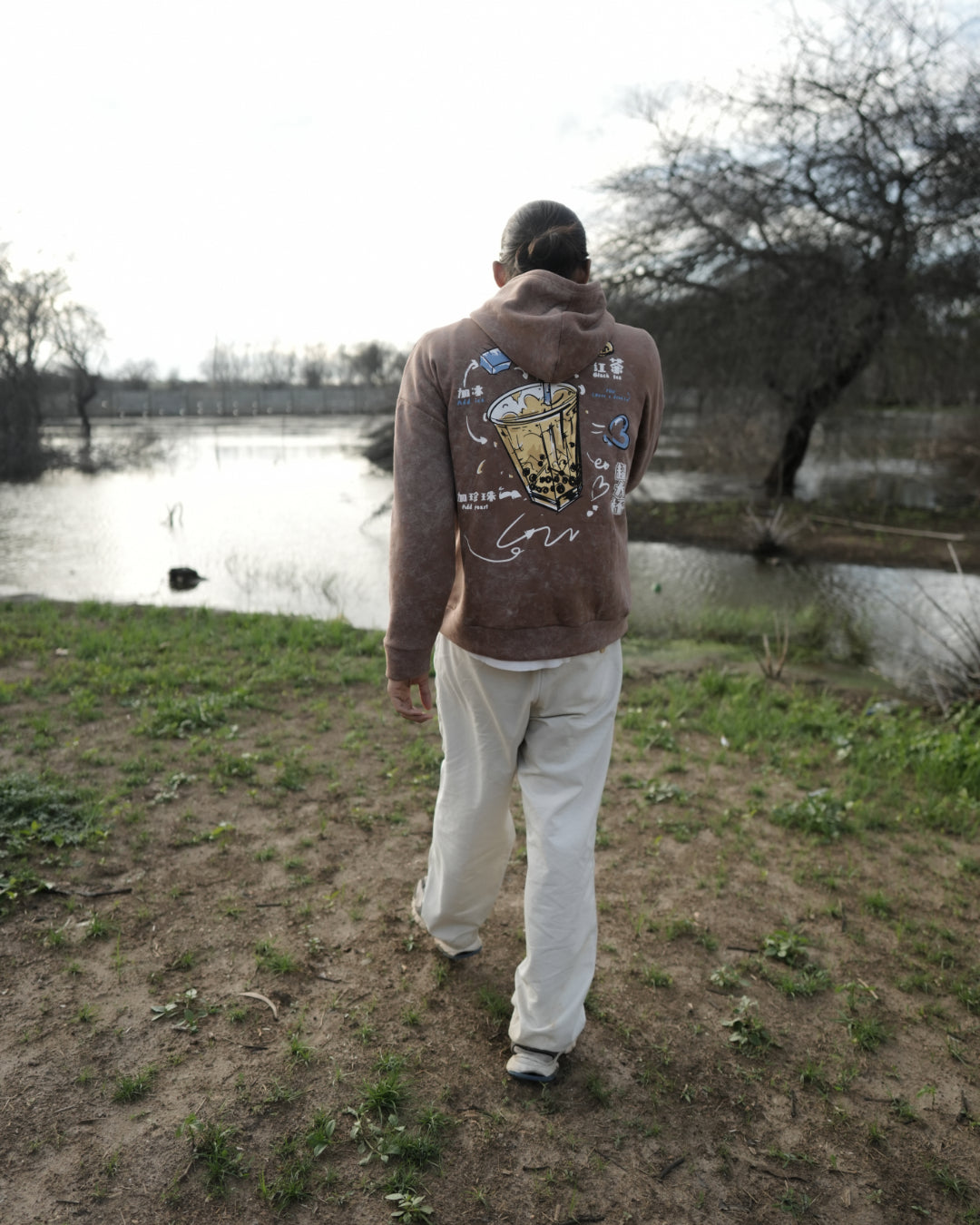 BROWN HOODIE