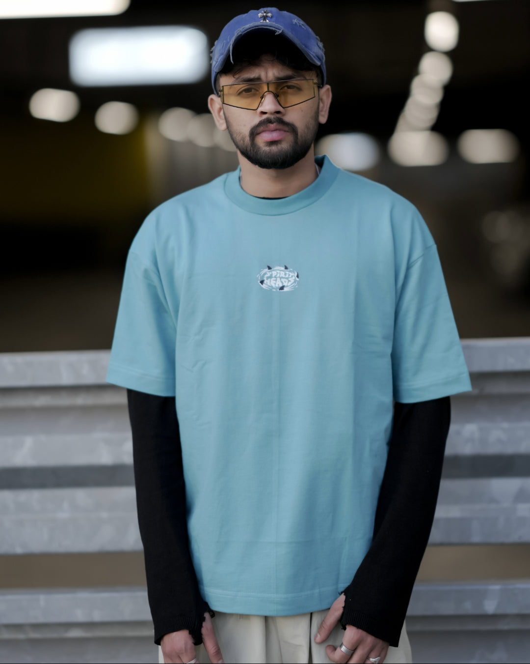 BLUE SPIRIT HEAD T-SHIRT